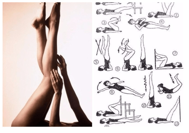 a series of exercises for varicose veins