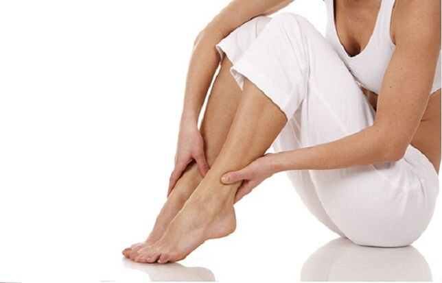 self-massage of the legs for the prevention of varicose veins
