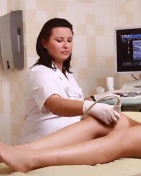 Ultrasound examination of the lower extremities